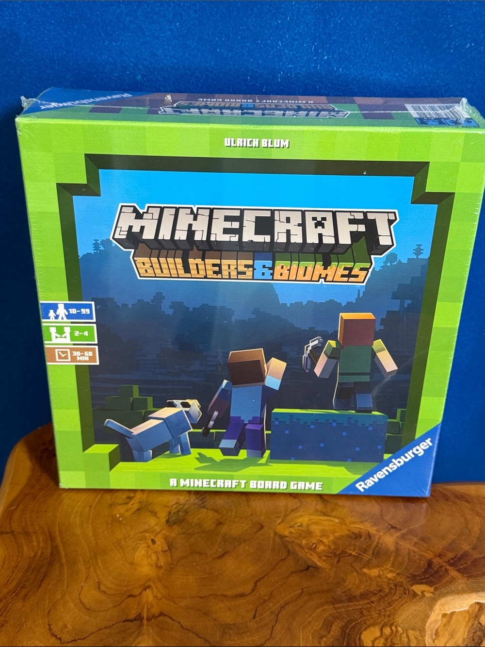 New Factory Sealed Ravensburger Minecraft Builders & Biomes Board Game